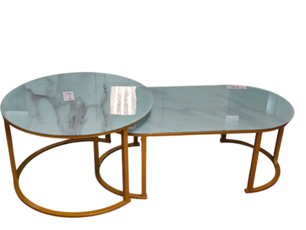 2 in 1 Marble Nesting Coffee Table