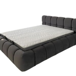 5 by 6 Bubble bed Black