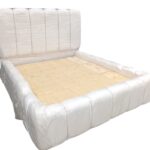 5 by 6 Bubble bed cream white