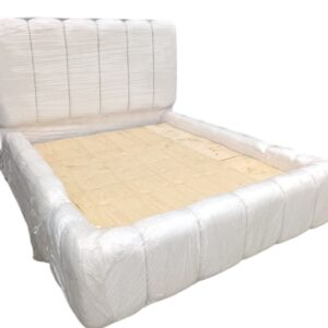 5 by 6 Bubble bed cream white