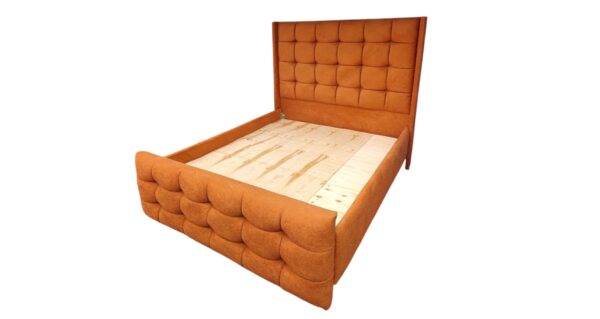 5 by 6 Burnt Orange Chester bed