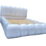 5 by 6 White Bubble bed