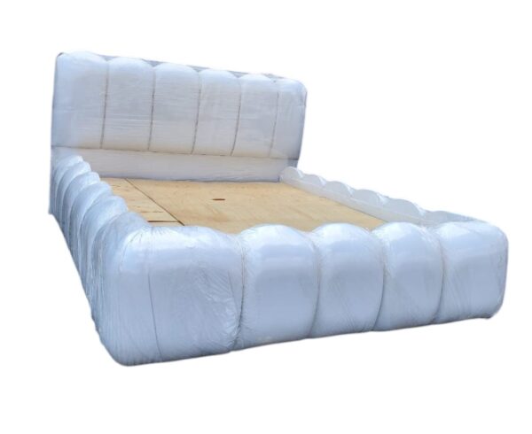 5 by 6 White Bubble bed