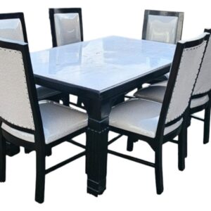 6 Seater Cream Dining Set