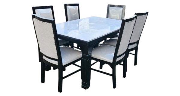 6 Seater Cream Dining Set