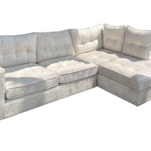 6 Seater Cream White L Shaped Sofa