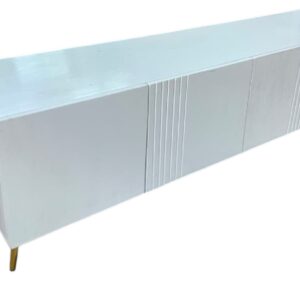 Amani White TV Stand