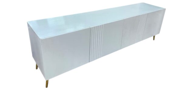 Amani White TV Stand