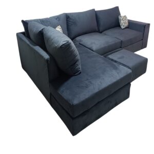 Black L Shaped Sofa