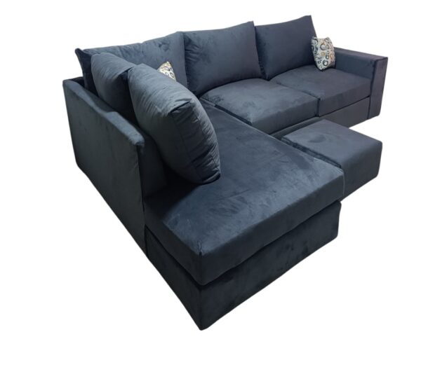 Black L Shaped Sofa