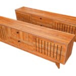 Brown Executive TV Stand