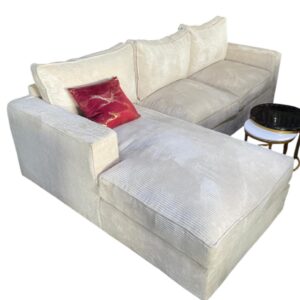 Cream 6 Seater L Shaped Sofa