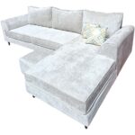 Cream white L Shaped Sofa