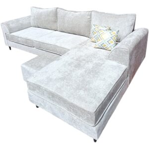 Cream white L Shaped Sofa
