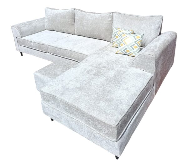 Cream white L Shaped Sofa