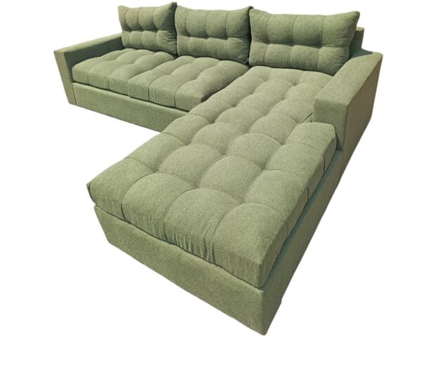 Lime Green L Shaped Sofa