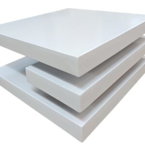 White square coffee table