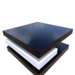 Adelaide Coffee Table white and black