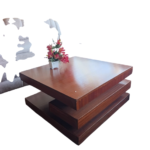 Brown Coffee Table White