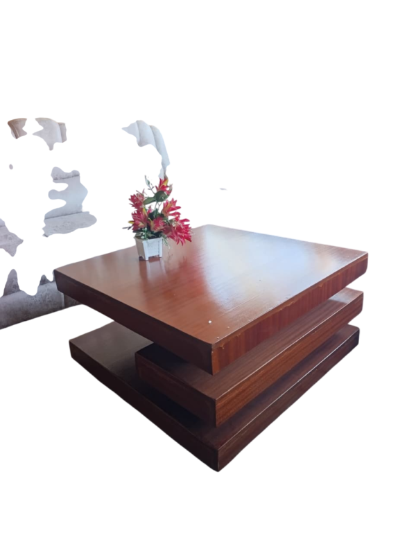 Brown Coffee Table White