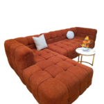 Orange Bubble 6 Seater L Shaped Sofa